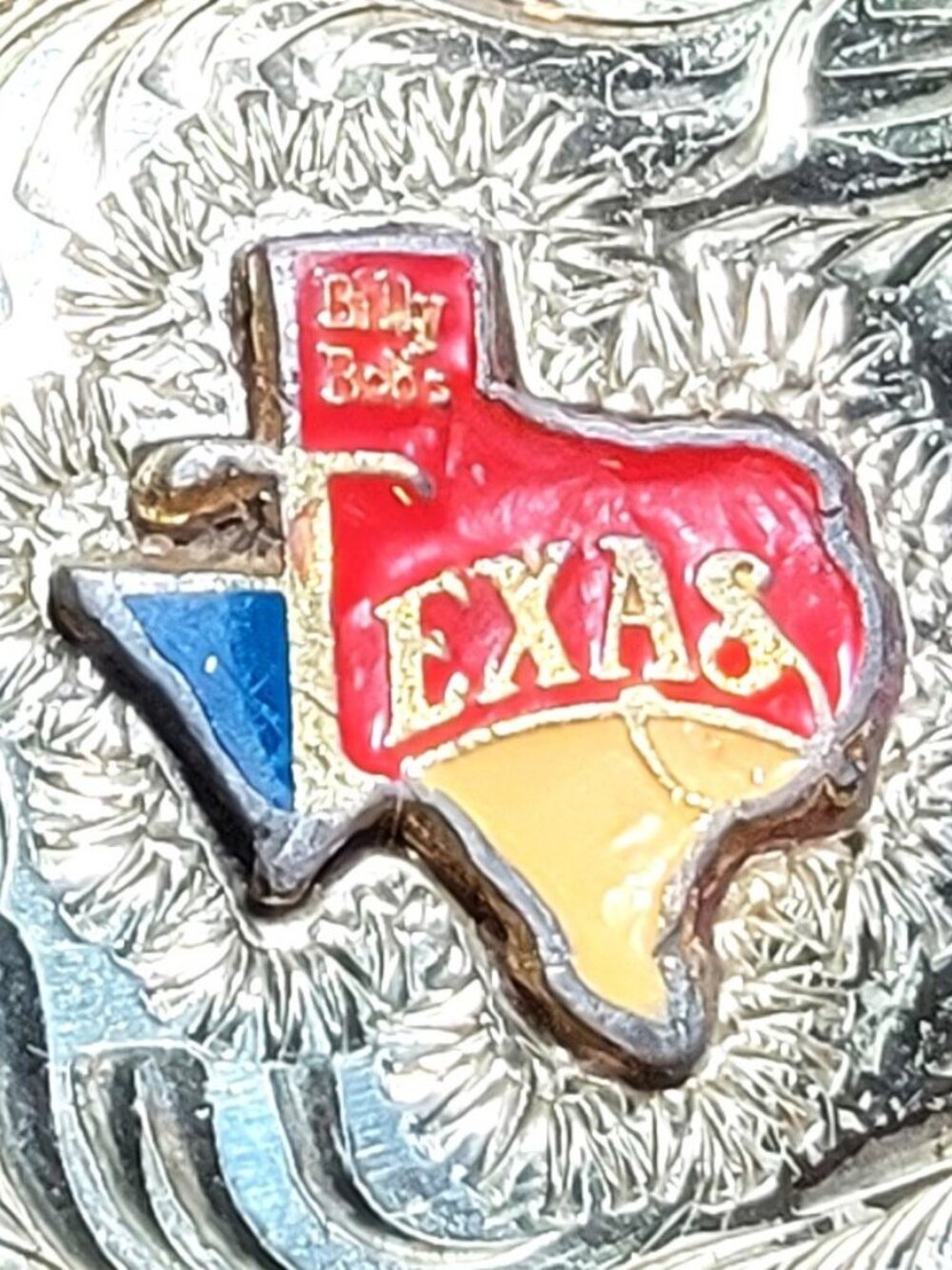 Vintage Wil-Aren Originals Belt Buckle With Bill Bob Texas Emblem - Picture 2 of 5